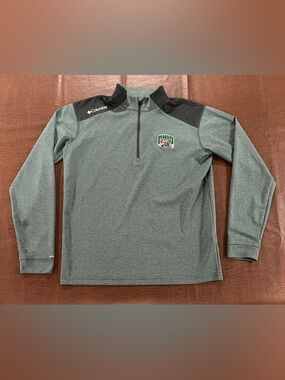 Columbia Men’s Ohio University 1/4 Zip Long Sleeve Activewear Shirt - Size Med